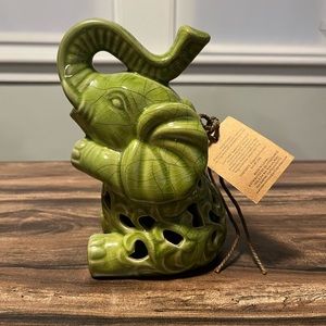 Green Elephant Candle - NEVER USED
